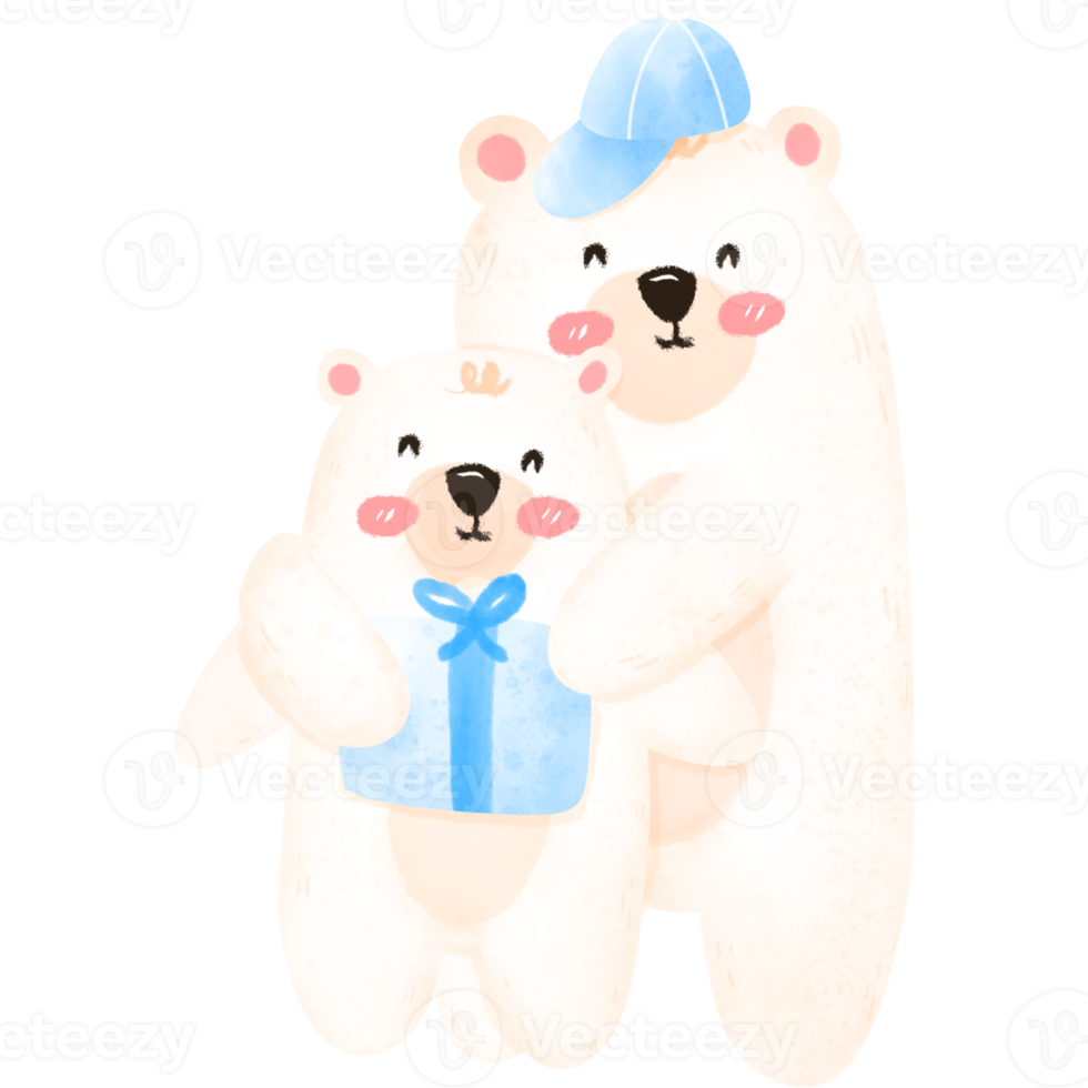 mother bear and kid png