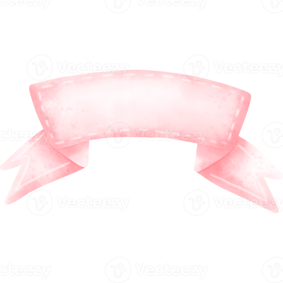 watercolor banner title 11908255 PNG