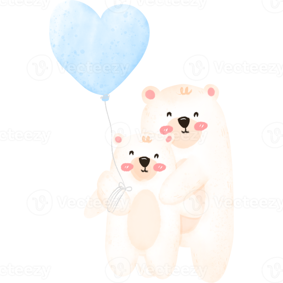 mother bear and kid png