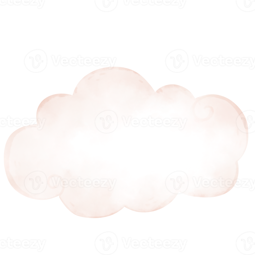 nube nel acquerello png