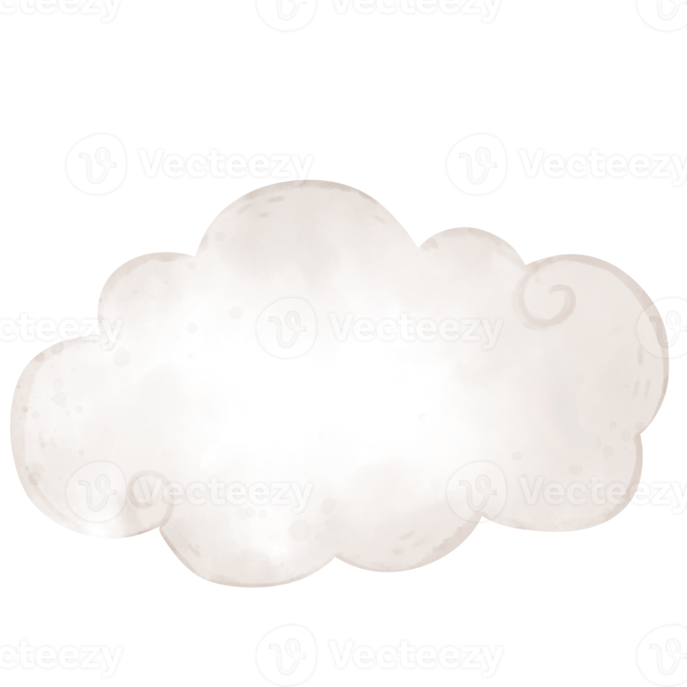 nube nel acquerello png