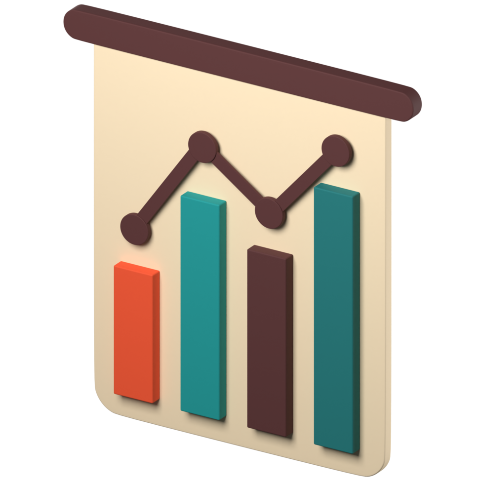 3D Icon atomic graph png