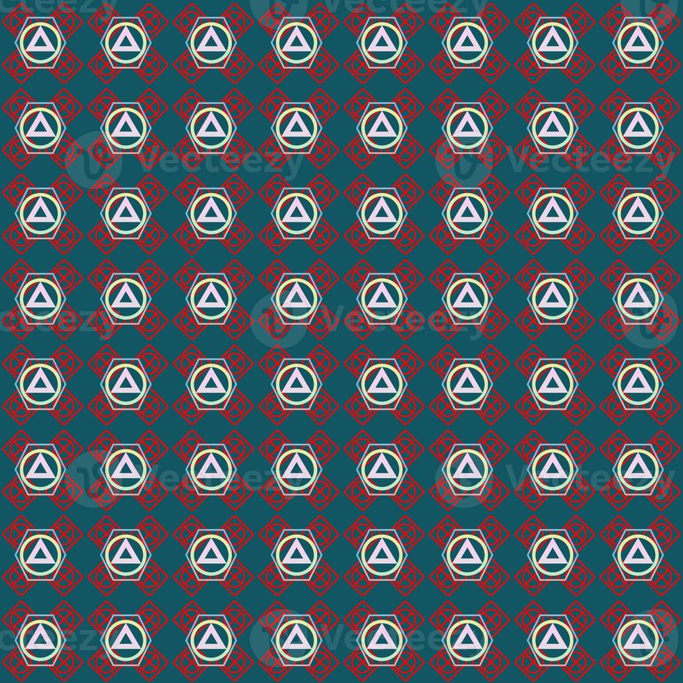 Abstract seamless polygon pattern background photo