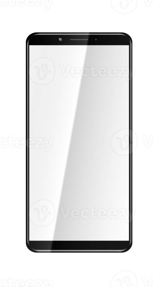smartphone-modell, hochauflösendes rendern für ui ix-modell. png mit transparentem Hintergrund.