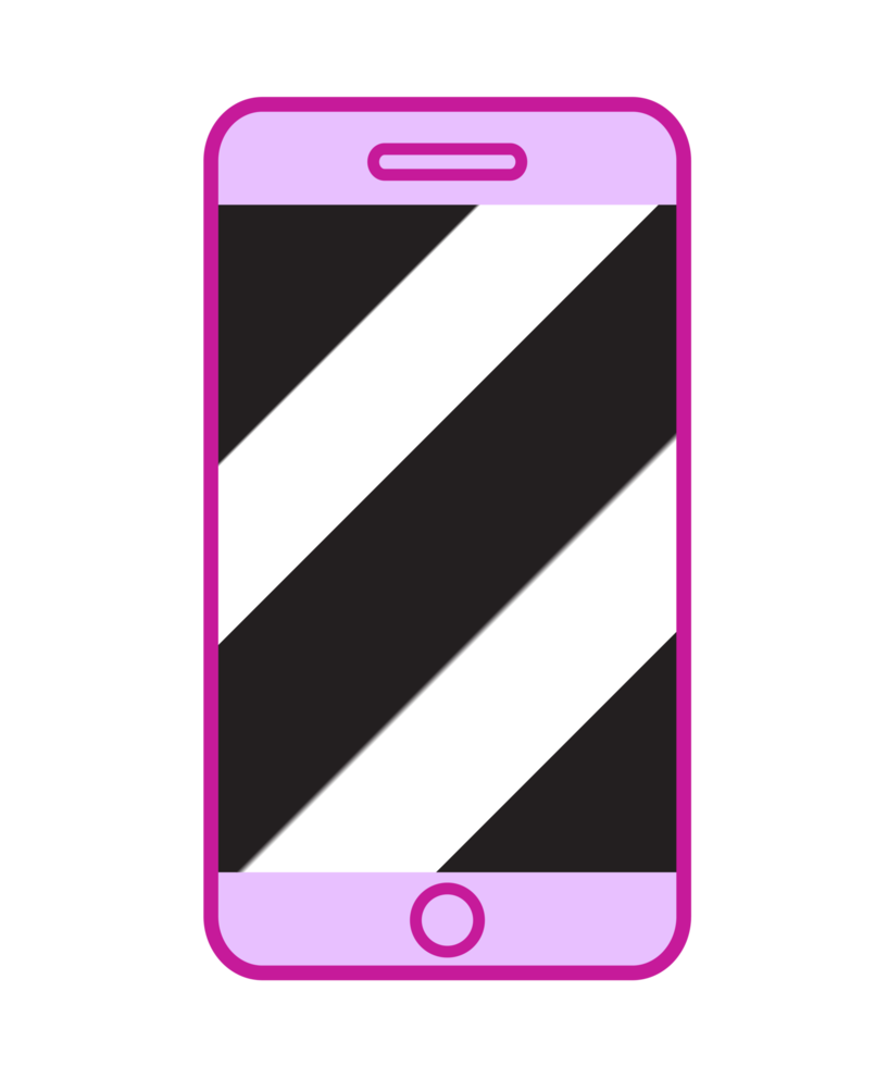 Smartphone icon PNG with transparent background.