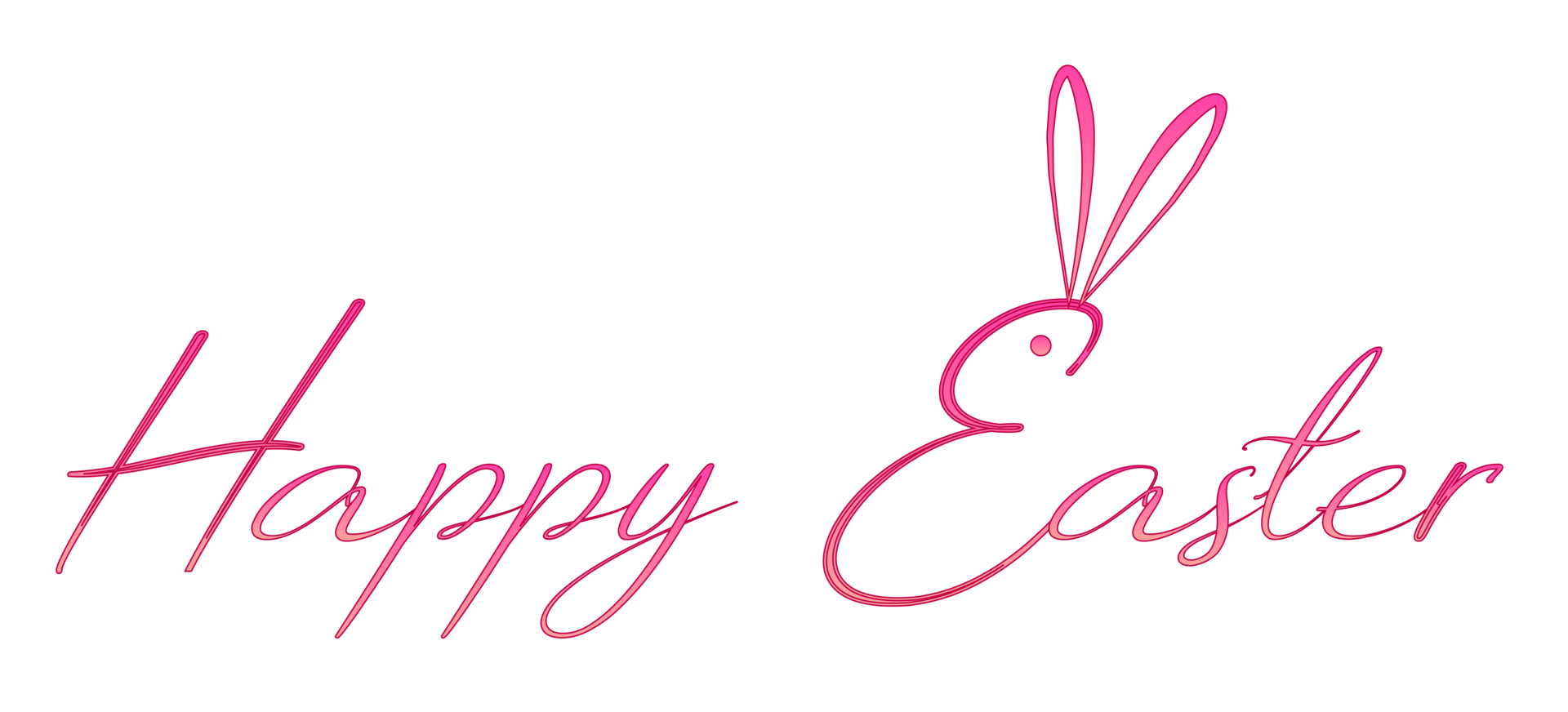 Happy Easter Lettering PNG Illustration With Transparent Background happy-easter-lettering-png-illustration-with-transparent-background