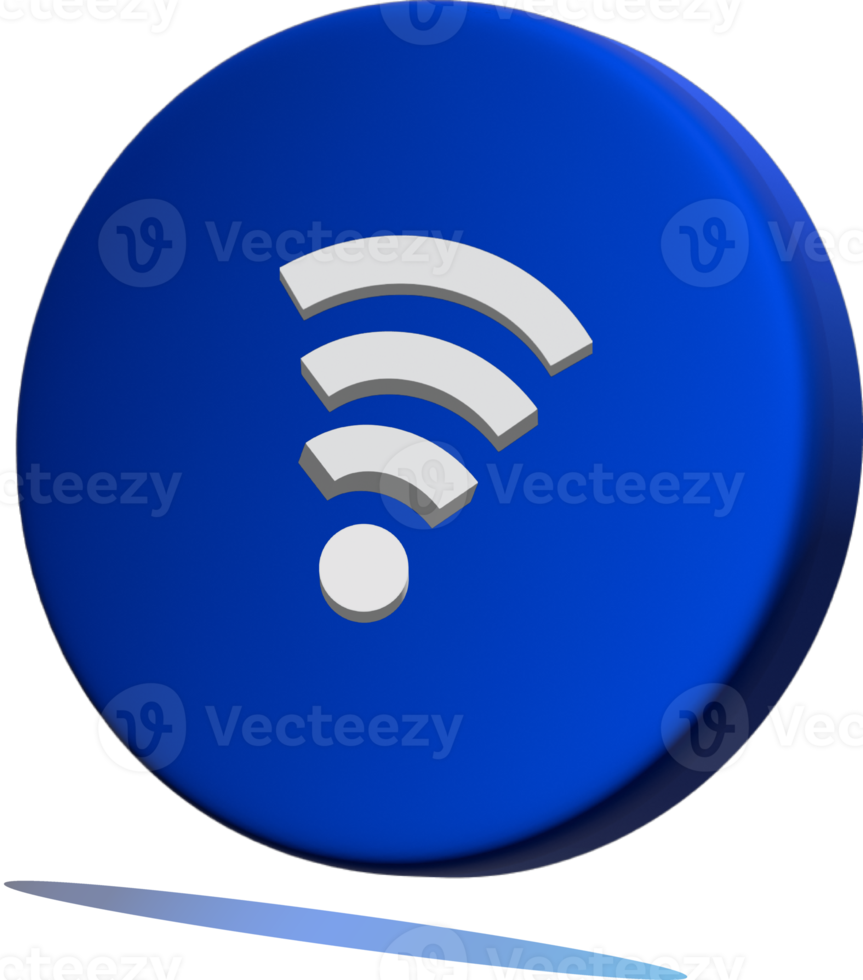 alerta de rede de ícone wifi para interface de usuário móvel png
