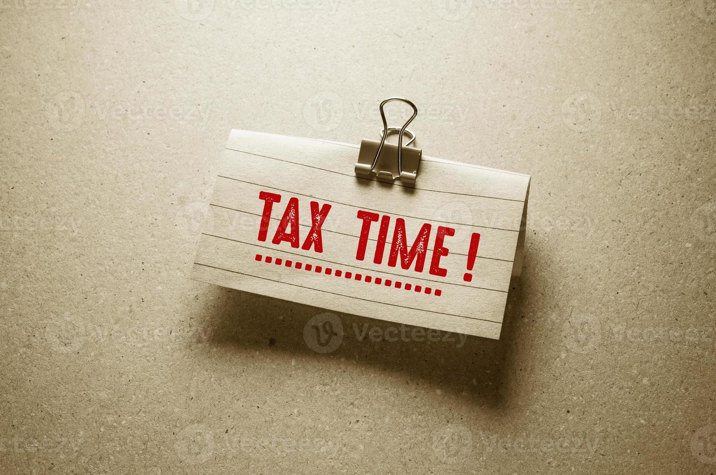 Tax Words with Business Concept photo