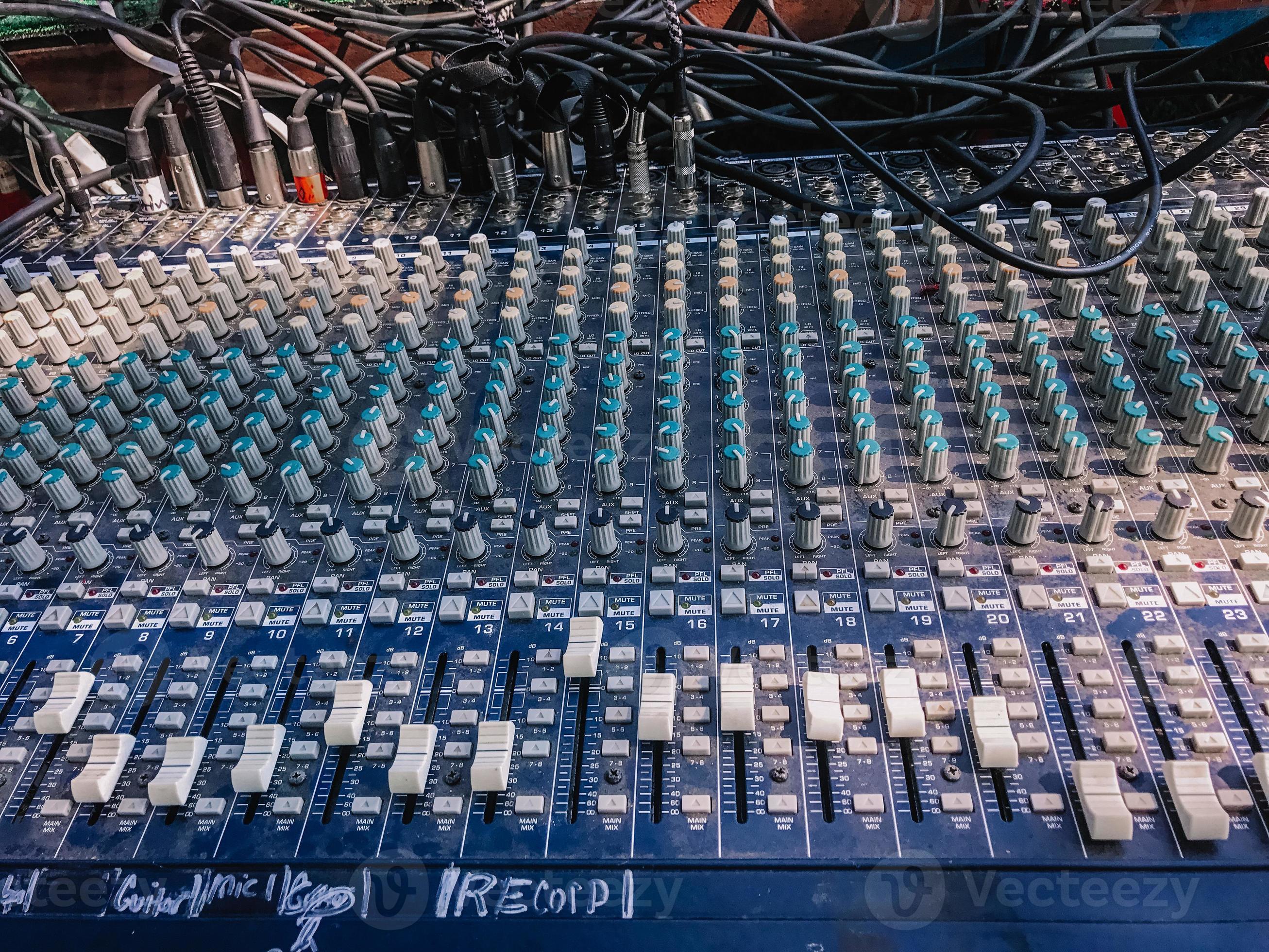 Concert Sound Mixing Board 11911858 Stock Photo at Vecteezy