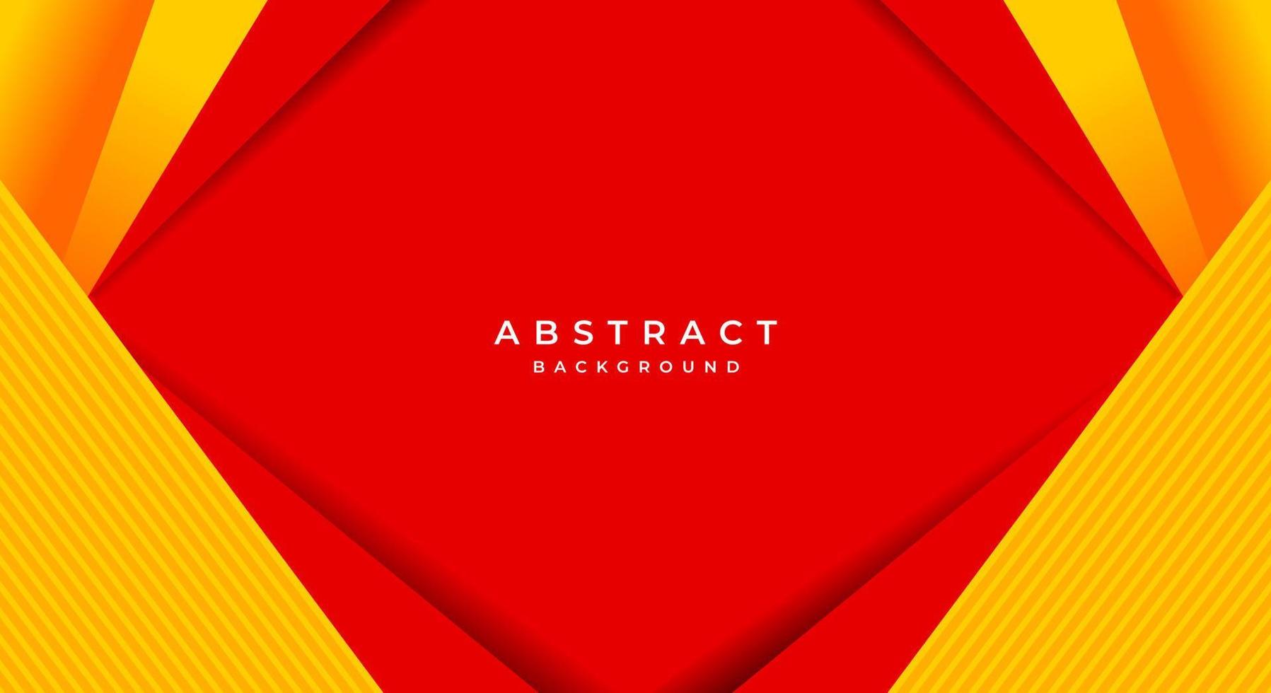 Red and yellow abstract background vector