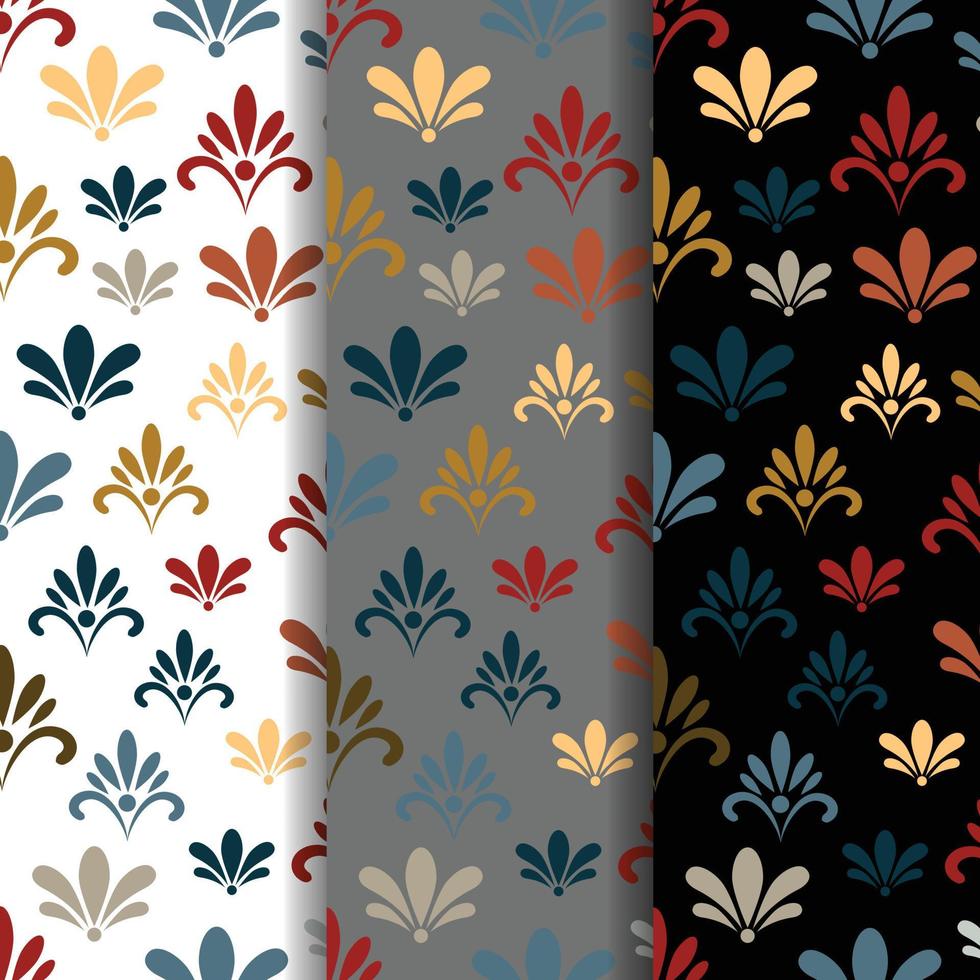 Seamless pattern with flowers. Tropical leaf Wallpaper, Luxury nature leaves pattern design, Vector illustration.