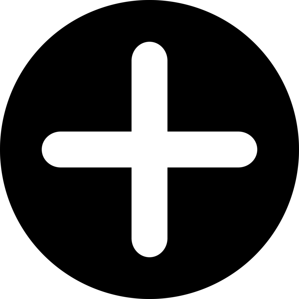 ícone de sinal de adição png