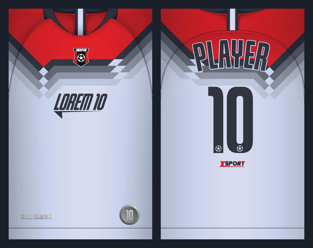 diseño de camisetas de fútbol para sublimación, diseño de camisetas deportivas vector