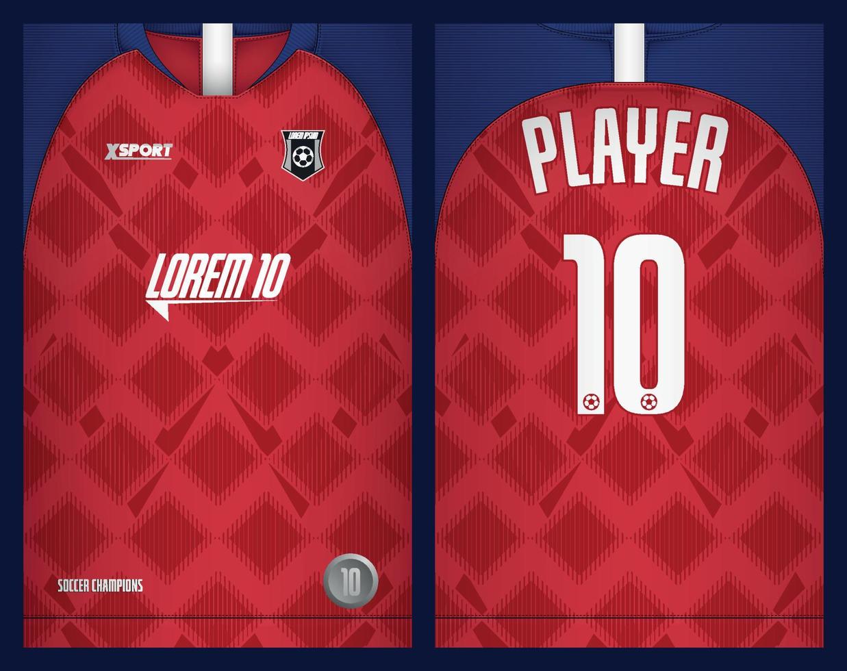 Soccer jersey design for sublimation, sport t shirt design vector