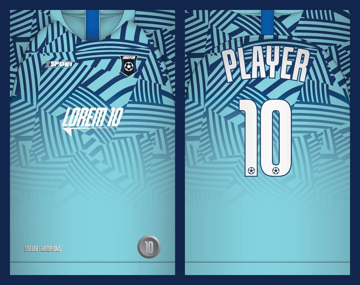 Soccer jersey design for sublimation, sport t shirt design vector