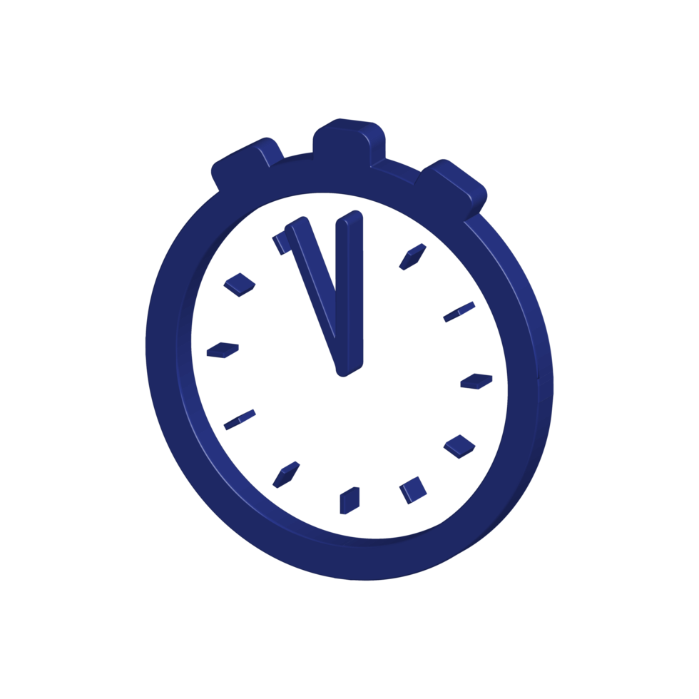 Timer icon 3d png