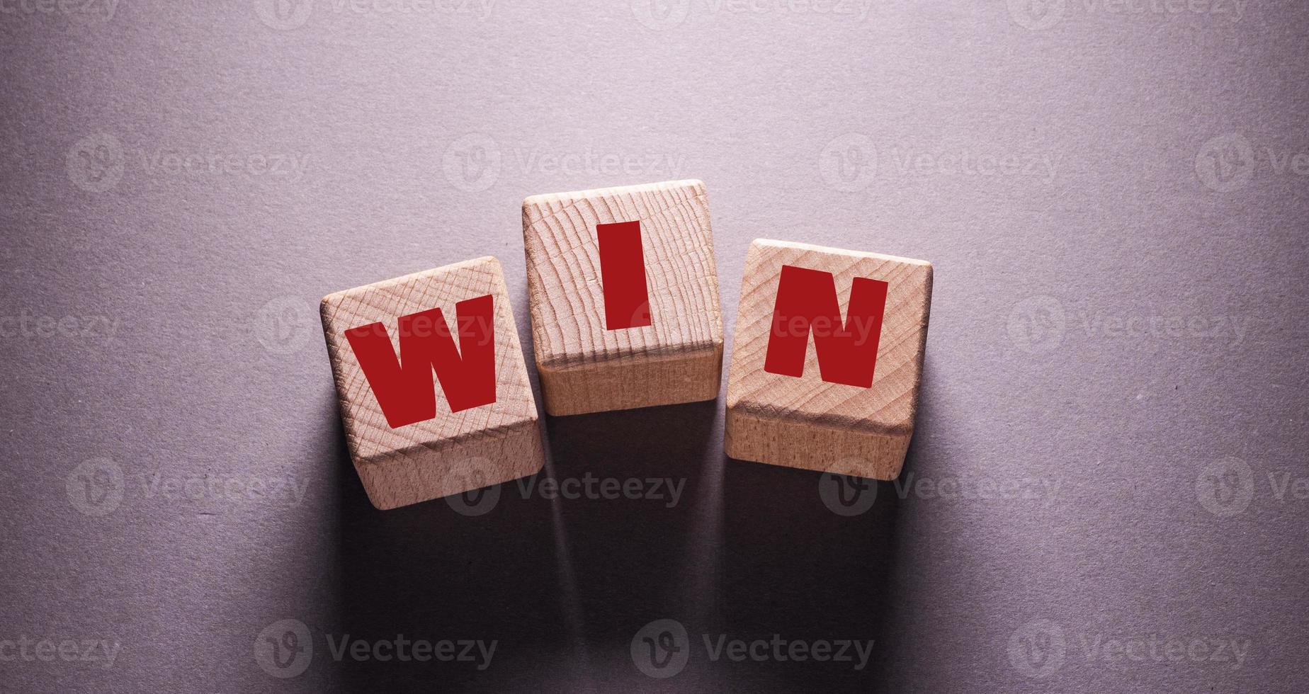 Win Word , Business Concept Idea photo