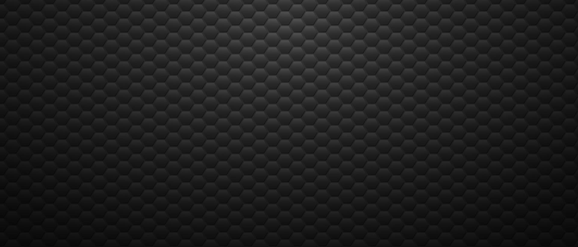 Polygon texture background seamless pattern. Dark hexagon, metal structure vector illustration.