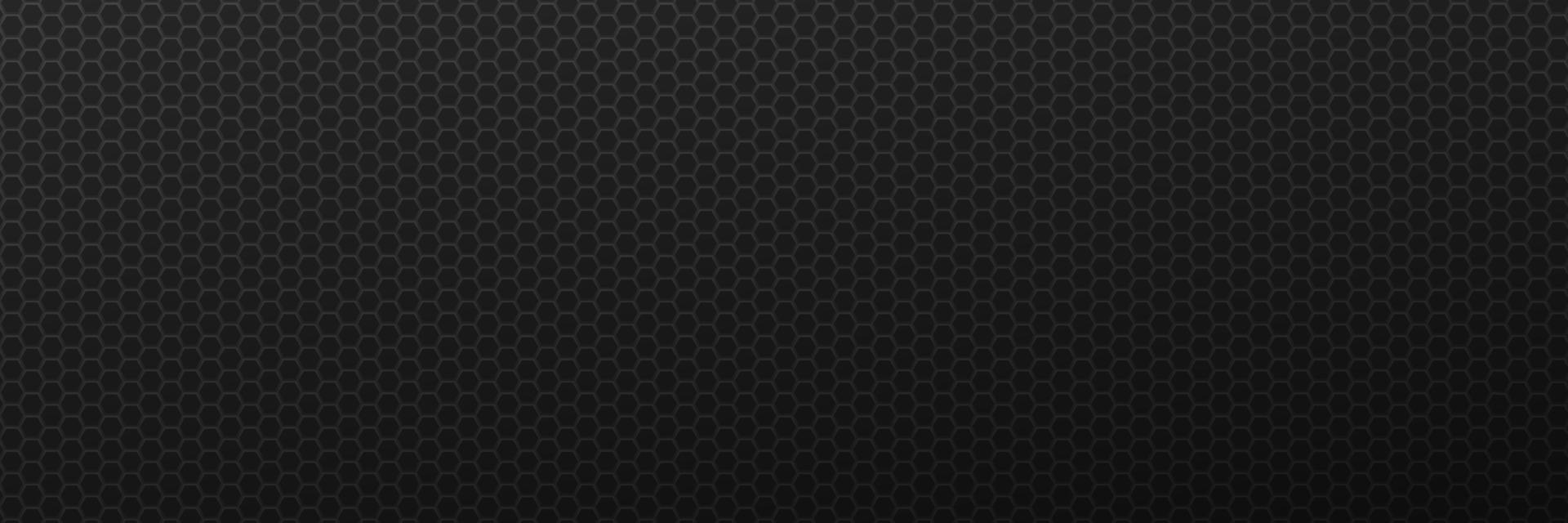 Abstract gird hexagons background. Minimal carbon gears with techno ornament tracery and abstract vector monochrome
