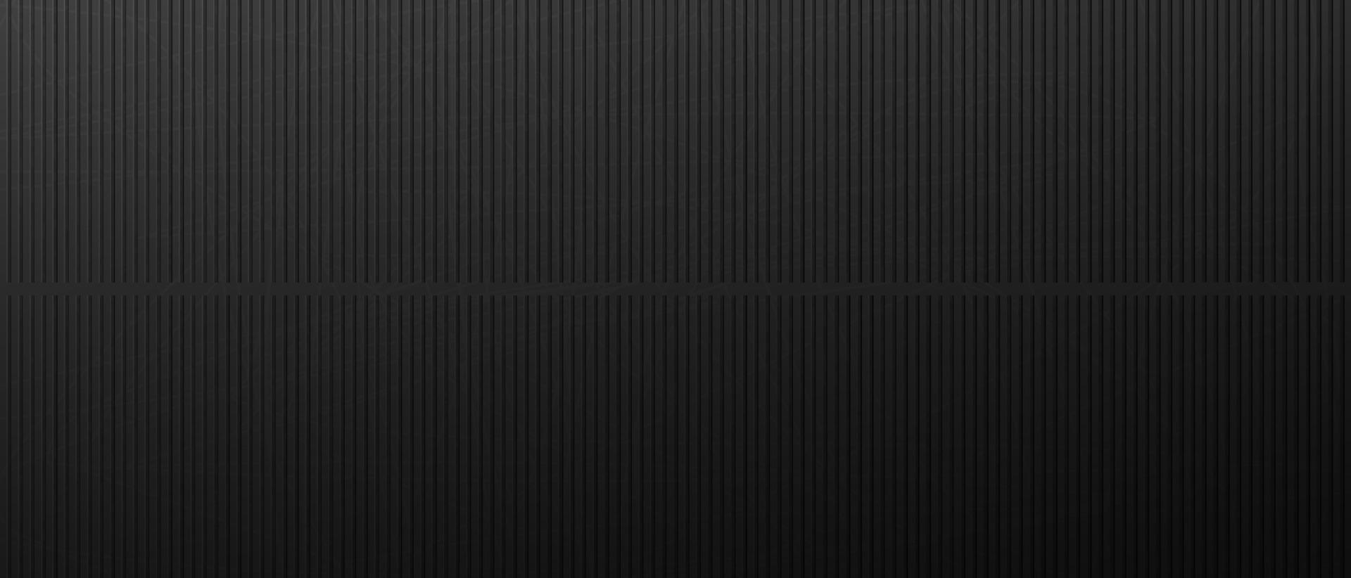 Black background metal vertical lines. Seamless monochrome background with brutal modern black linear design geometric carbon texture futuristic vector web mesh.