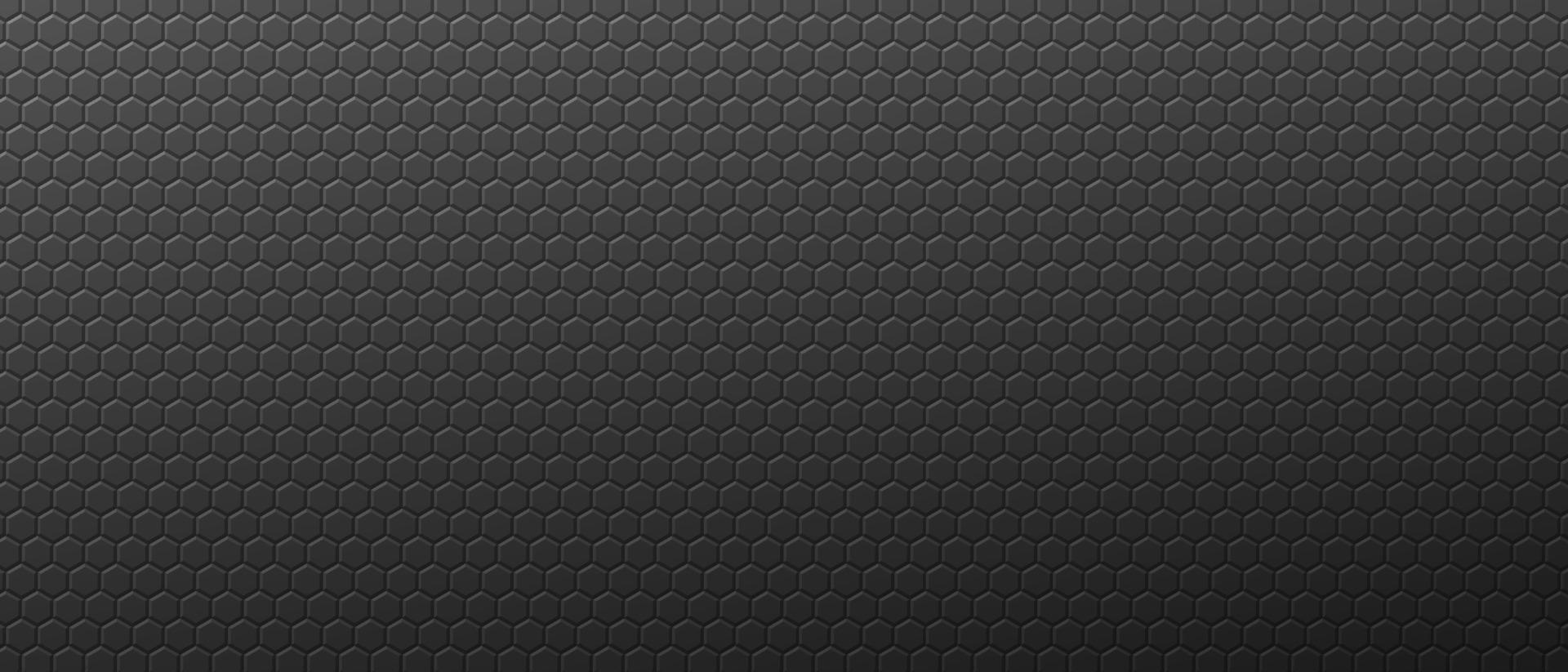 Gradient abstract hexagons nut background. Gray geometric gears with techno ornament pattern and abstract monochrome vector texture