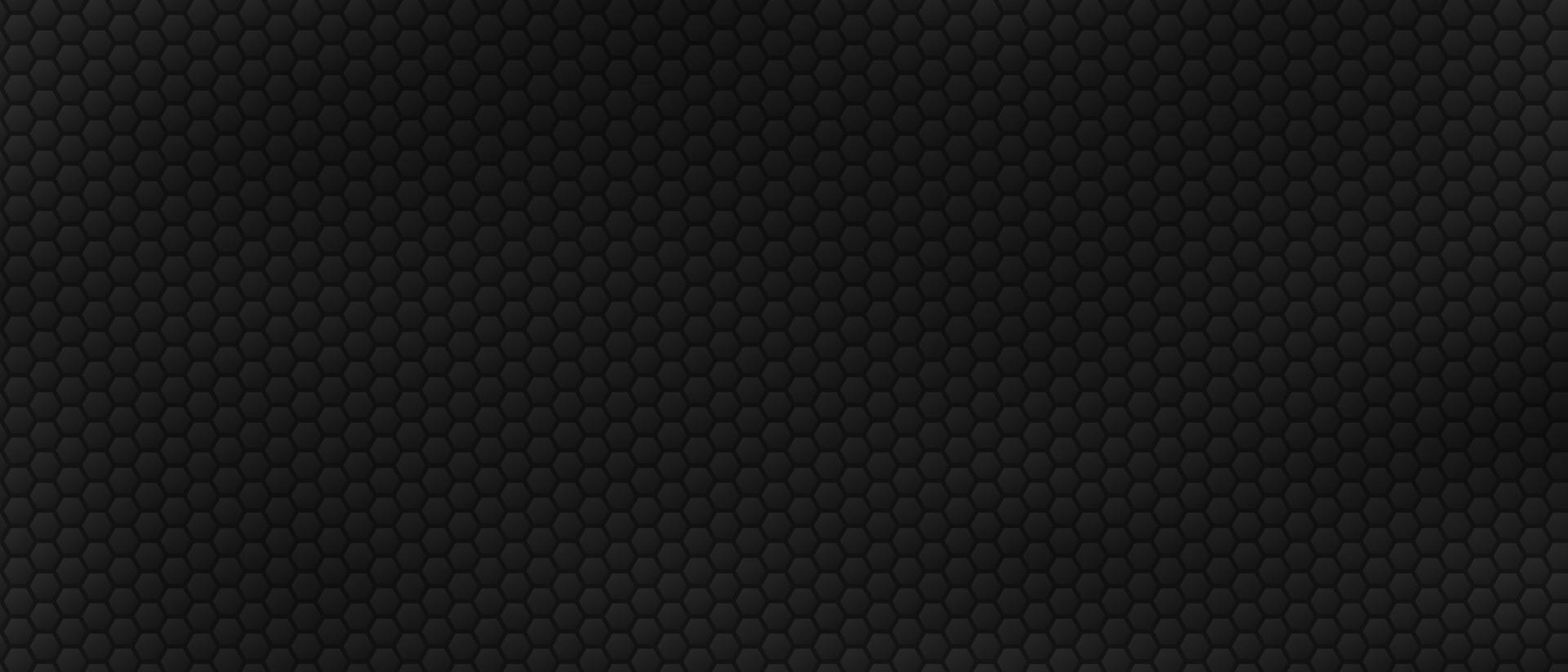 Steel rows hexagons background. Brutal geometric polygonal tiles laid in abstract texture in monochrome vector minimalism