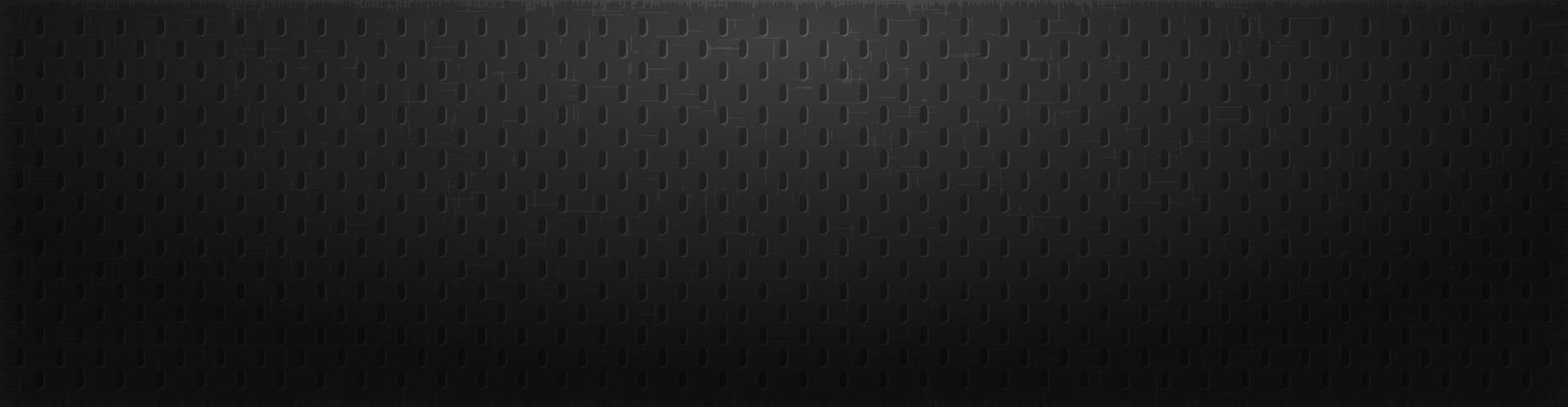 Small oval geometric figures on black background. Gradient texture with stamps vector illustration.