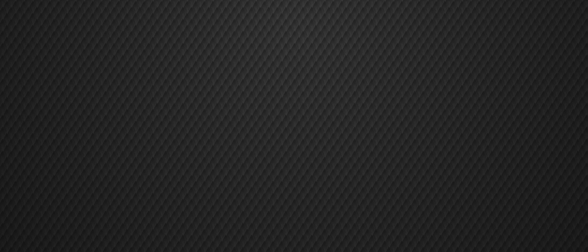 Sharp metal scales pattern on black background. Minimalist abstraction tracery decoration in line vector tilt in ornament style