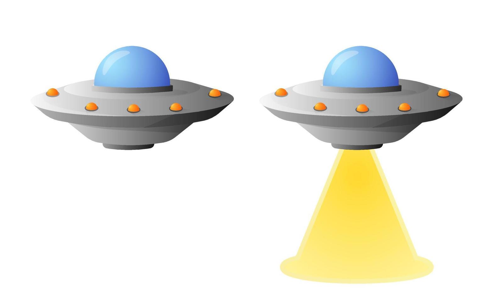 Flying space saucers with capture beam vector