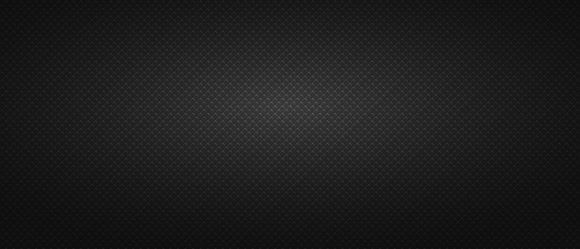 Black background metal square mesh. Monochrome seamless background with brutal modern black square mesh design carbon geometric texture futuristic vector web.