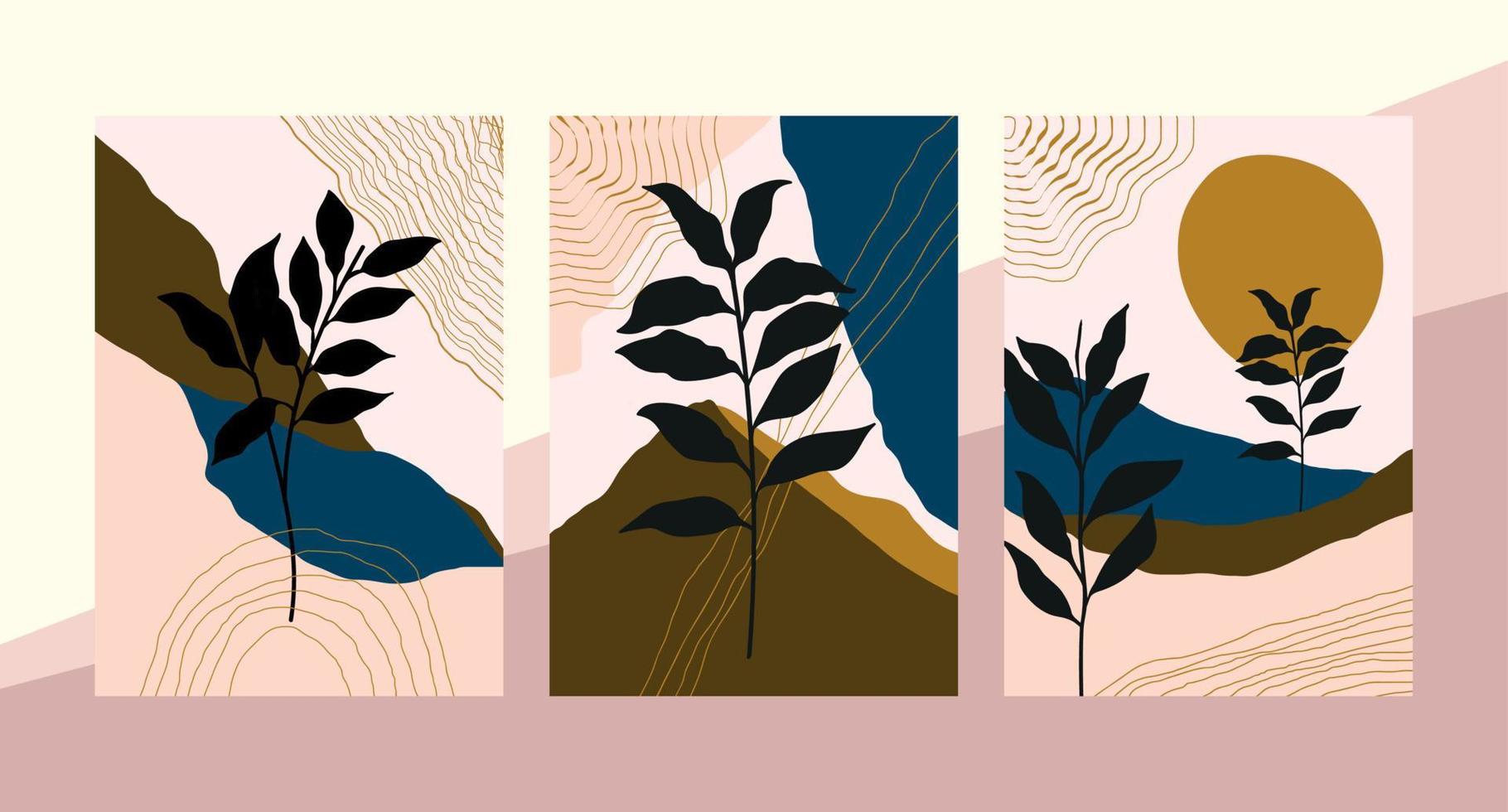 Trendy Modern Minimalist Wall print art design ready to print