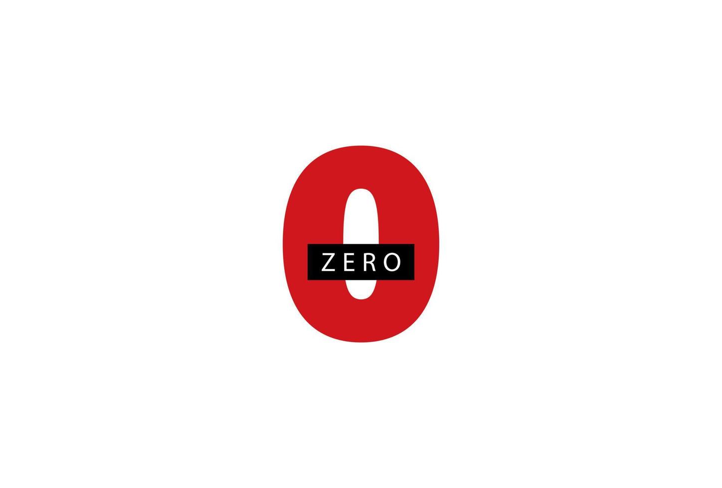 Red zero with black inserts clipart. Arithmetic commissionsymbol of trade white maximum marketing discount and special market vector ecommerce offer.