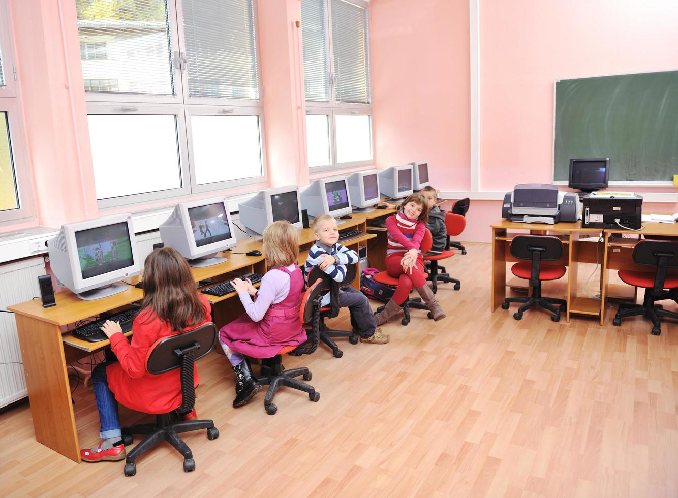 it education with children in school photo