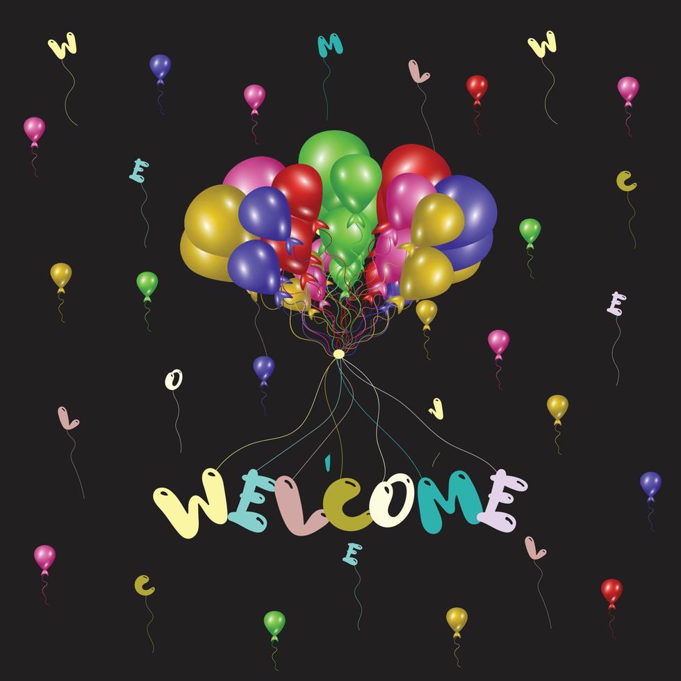 Welcome banner vector creative design free download