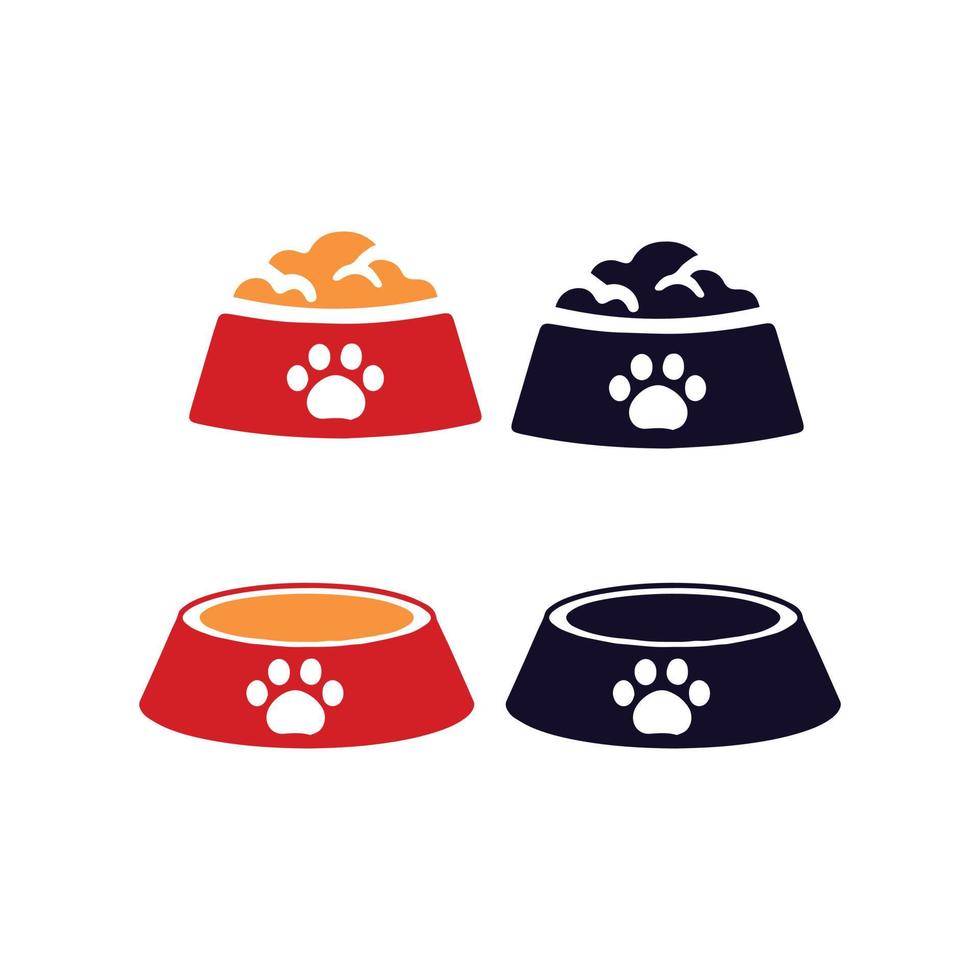 pet food bowl icon vector design