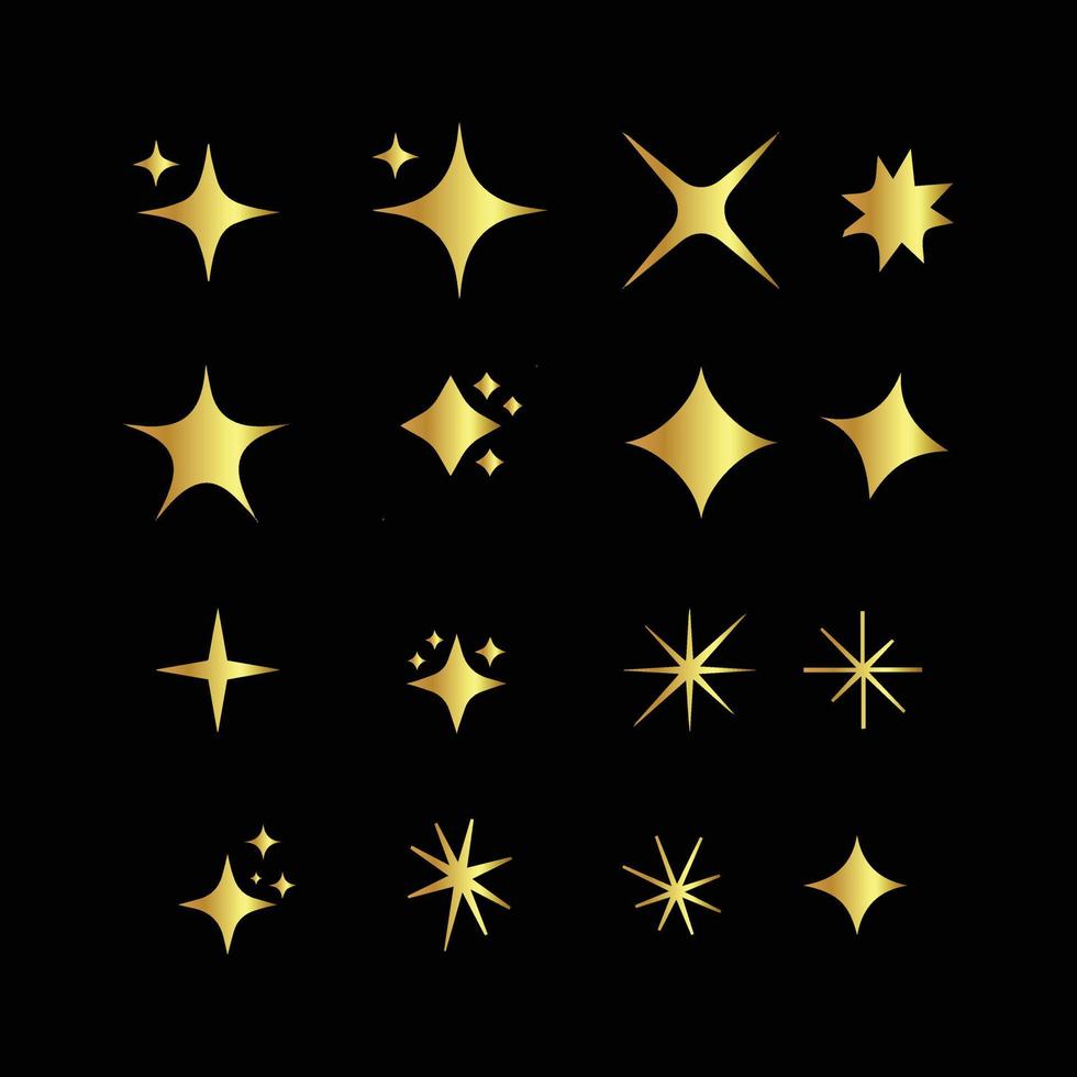 star sparkles icon vector design