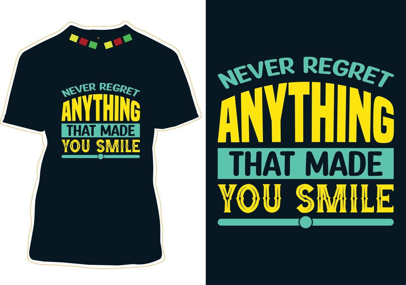 World Smile Day T-shirt Design vector