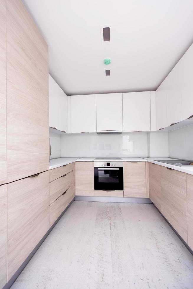 modern bright clean kitchen interior photo