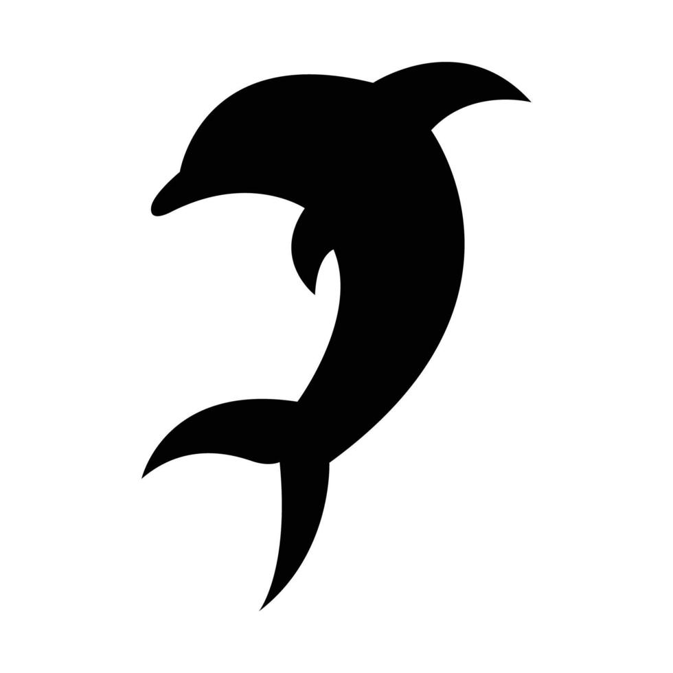 Dolphin icon set illustration. illustration icon related to sea animal. Simple design editable vector