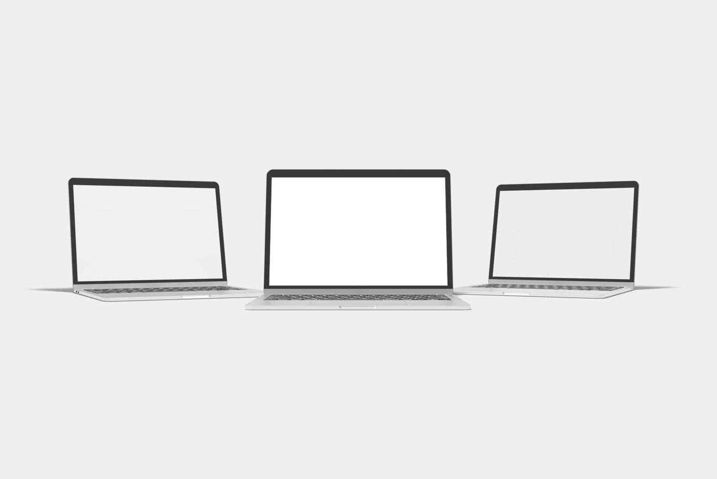 Laptop Mockup image photo