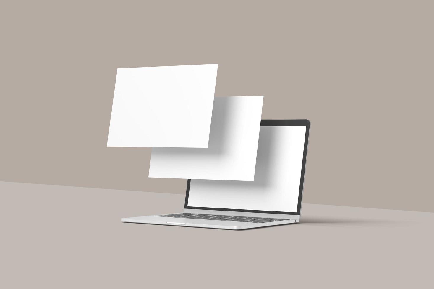 Laptop Image Mockup photo