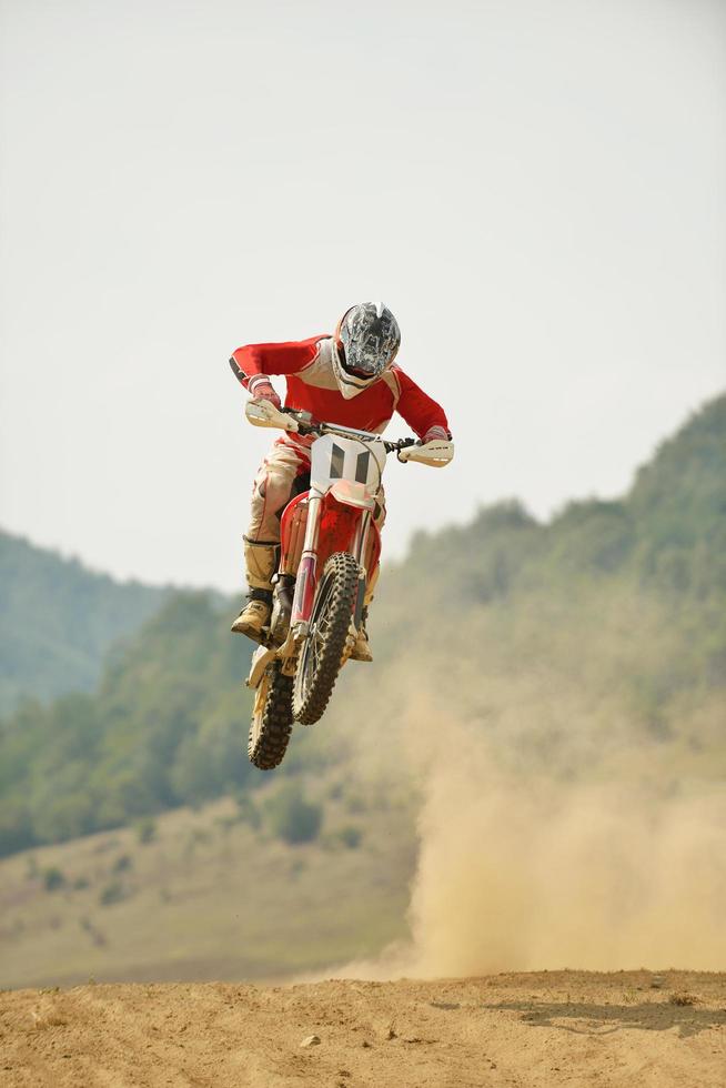 Motocross bike view photo