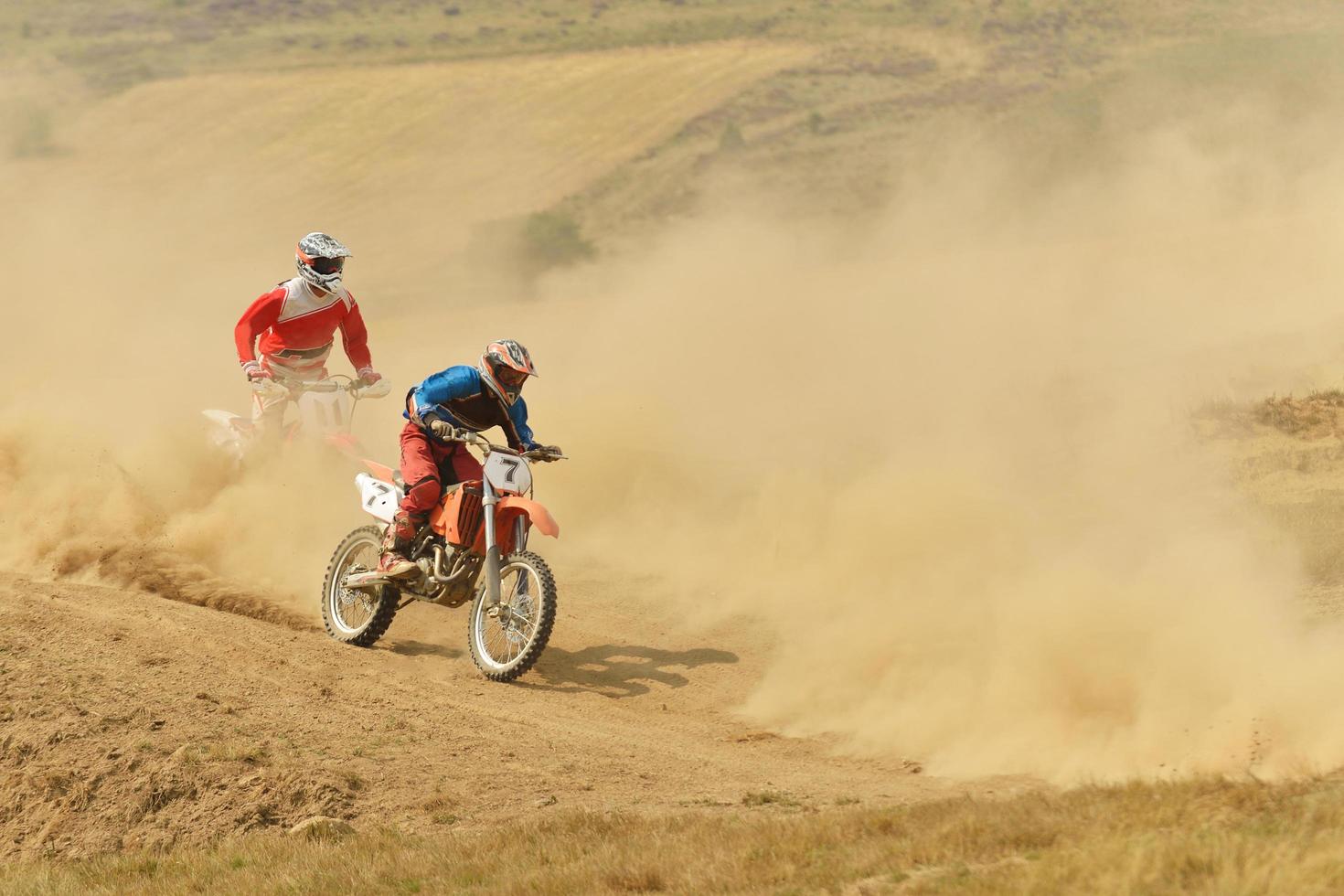 Motocross bike view photo