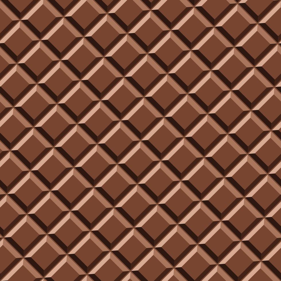 Seamless pattern sweet chocolate texture vector