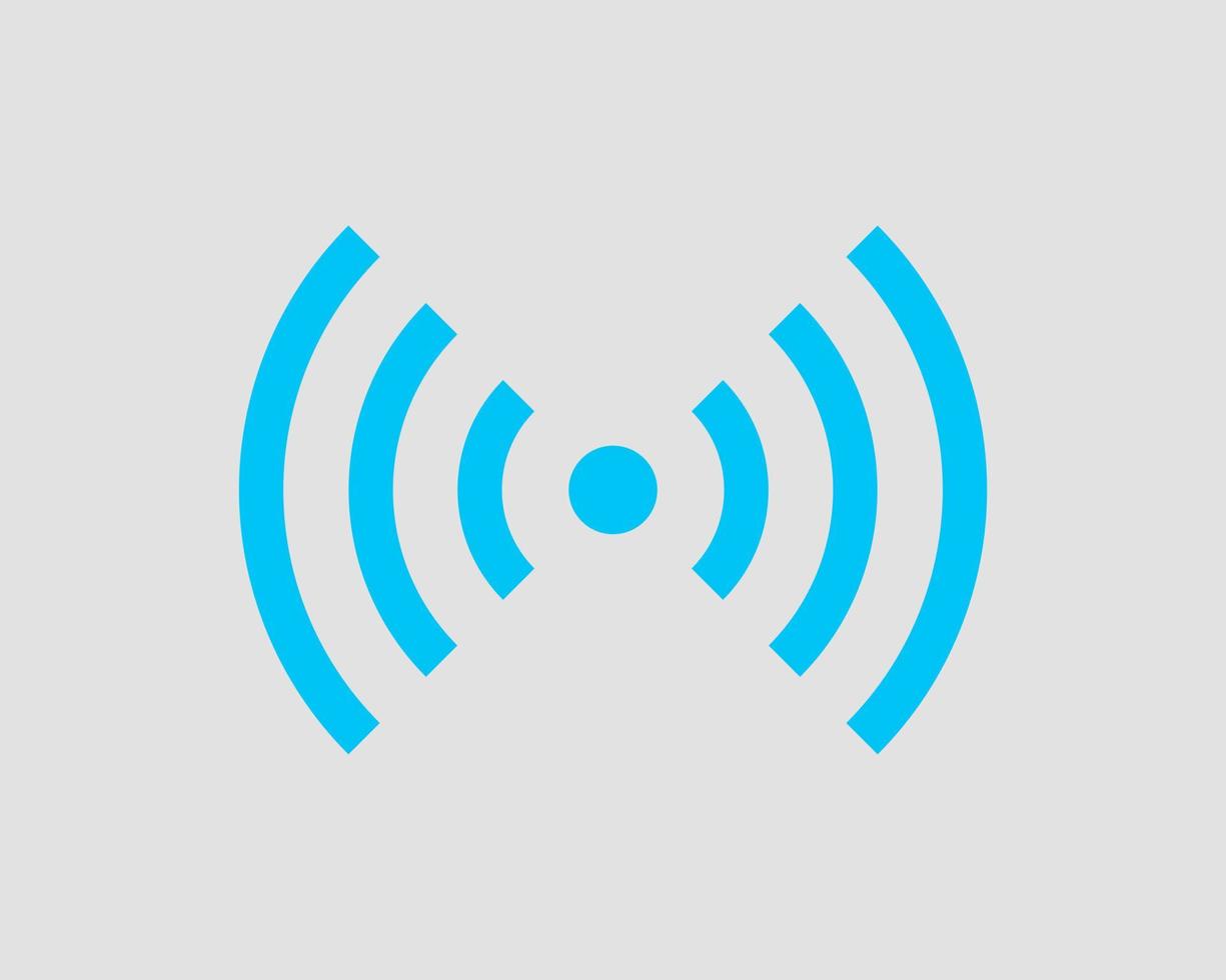 Free wi fi icon. Connection zone wifi vector symbol. Radio waves signal.