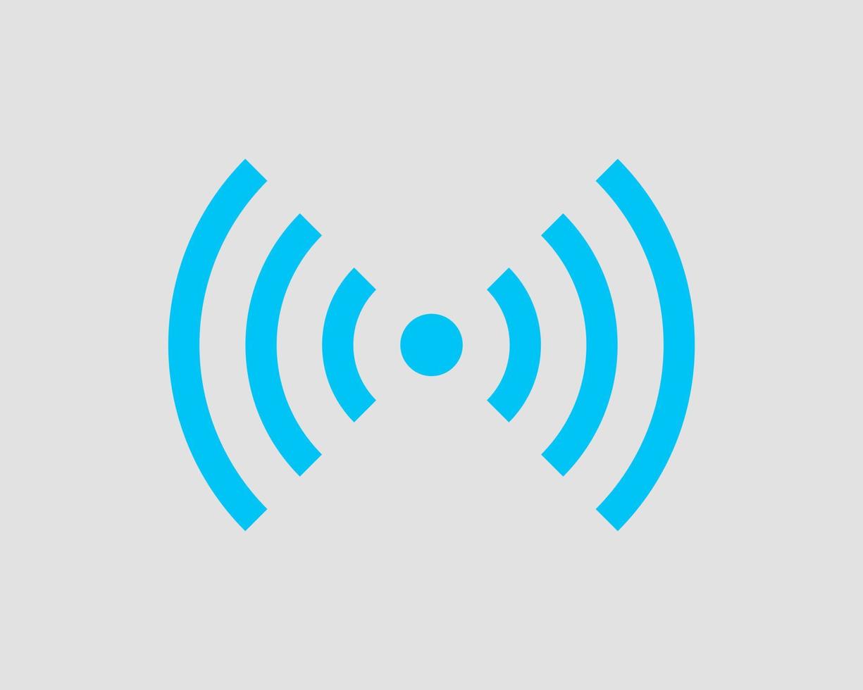 icono de wi-fi gratis. símbolo de vector wifi de zona de conexión. señal de ondas de radio.