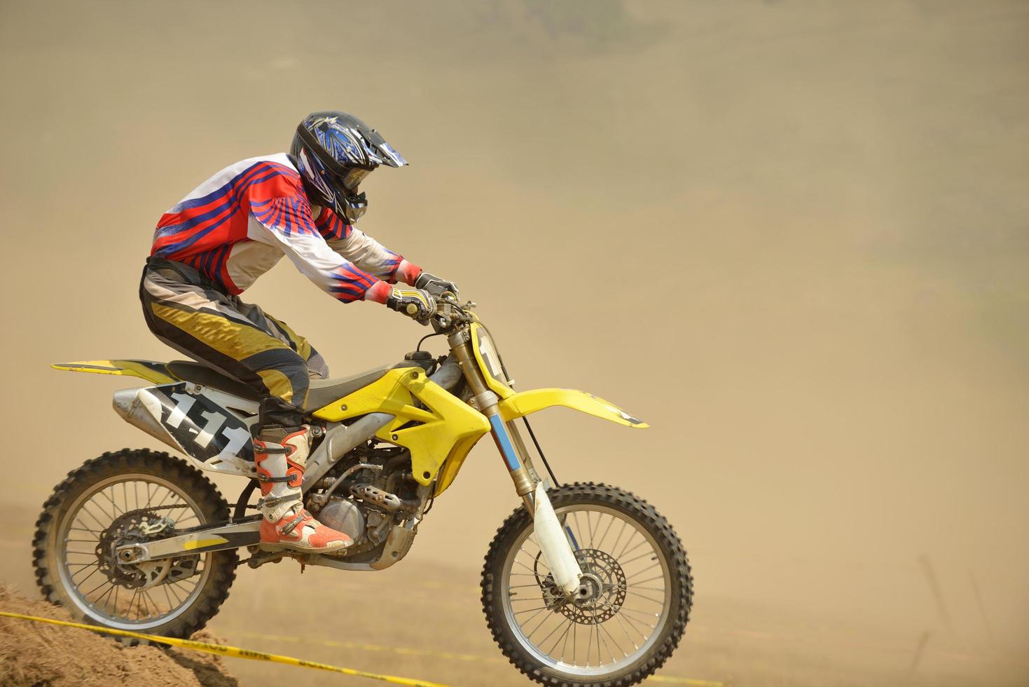 Motocross bike view photo