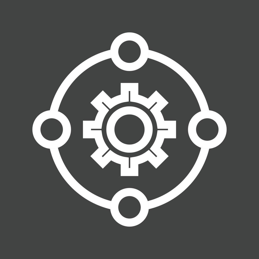 Innovation Line Inverted Icon vector