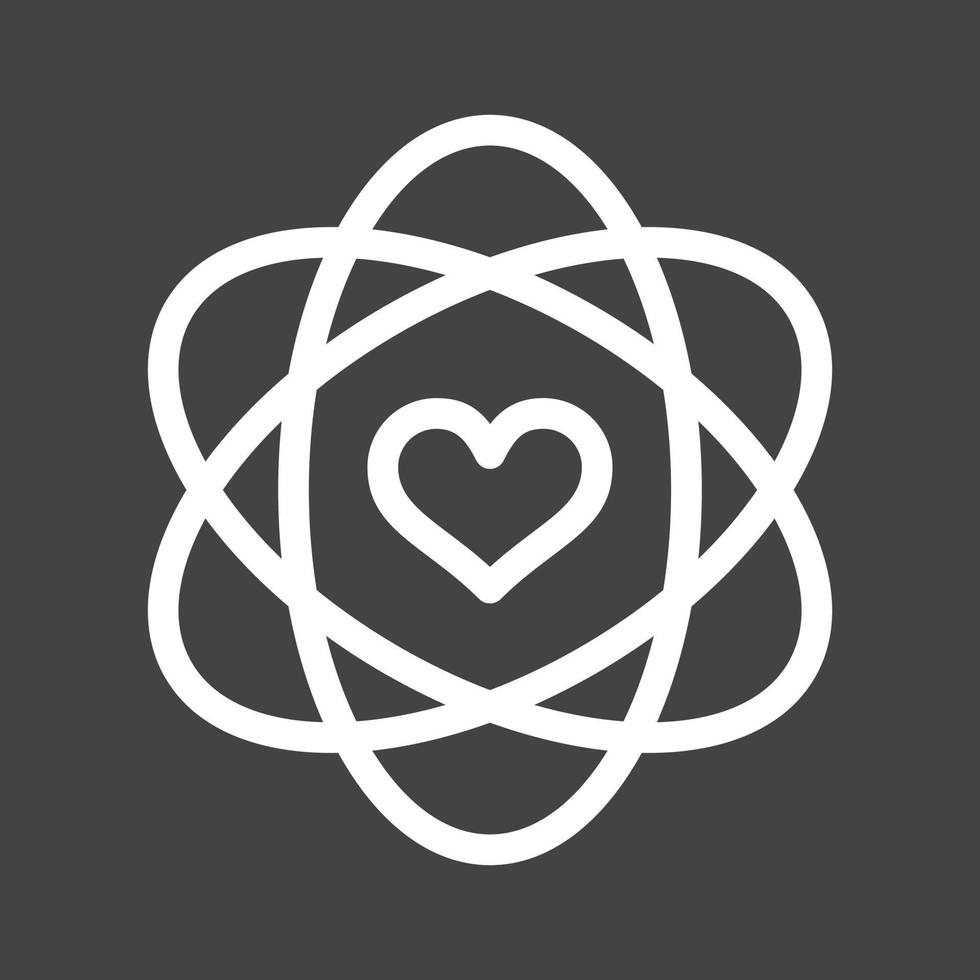 Core Values Line Inverted Icon vector