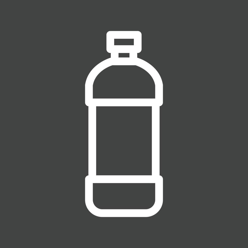 Detergent Bottle Line Inverted Icon vector
